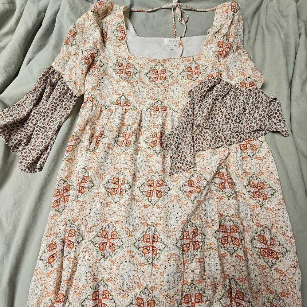 Umgee Multicolor Patterned Blouse - image 1